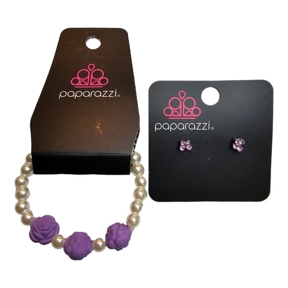 Paparazzi 10 Piece Lot of Bracelets and Earrings Great for Preteens and Teen NEW - Picture 3 of 8